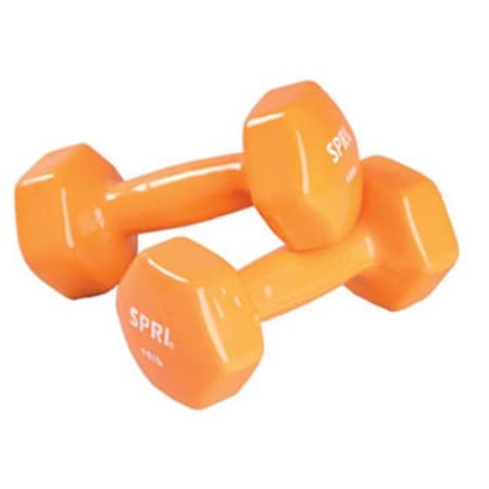 Spri SPRI Deluxe Vinyl Dumbbells - 10 lbs Pair SPRI-DB-10